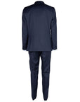 Made in Italy Blue Wool Men Suit