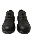 Dolce & Gabbana Elegant Mens Leather Derby Dress Shoes