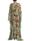 Dolce & Gabbana Elegant Floral Silk Maxi Dress