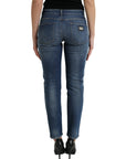 Dolce & Gabbana Chic Boyfriend Mid-Waist Stretch Jeans