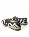 Dolce & Gabbana Chic Striped Canvas Espadrilles