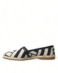Dolce & Gabbana Chic Striped Canvas Espadrilles