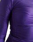 Dolce & Gabbana Elegant Long Sleeve Zip-Back Top