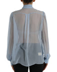 Dolce & Gabbana Elegant Silk Long Sleeve Blouse