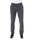 Trussardi Black Cotton Men Pants