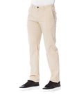 Trussardi Beige Cotton Men Trouser