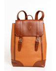 Trussardi Brown Leather Men Backpack