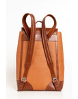 Trussardi Brown Leather Men Backpack