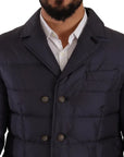 Dolce & Gabbana Elegant Dark Blue Silk Blend Jacket