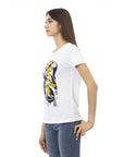 Trussardi Action White Cotton Women T-Shirt
