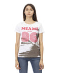 Trussardi Action White Cotton Women T-Shirt