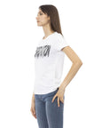 Trussardi Action White Cotton Women T-Shirt