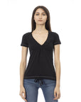 Trussardi Action Black Cotton Women T-Shirt