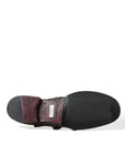 Dolce & Gabbana Elegant Triple Buckle Leather Dress Shoes