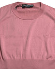 Dolce & Gabbana Elegant Silk Crew Neck Cropped Tank Top