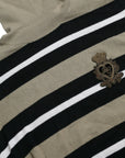 Dolce & Gabbana Elegant Striped Turtleneck Wool Sweater