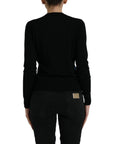 Dolce & Gabbana Elegant Wool Silk Printed Cardigan Sweater