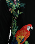 Dolce & Gabbana Elegant Wool Silk Printed Cardigan Sweater