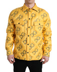 Dolce & Gabbana Elegant Yellow Padded Blouson Jacket
