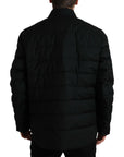 Dolce & Gabbana Elegant Black Padded Parka Jacket