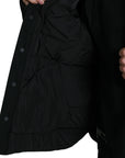 Dolce & Gabbana Elegant Black Padded Parka Jacket