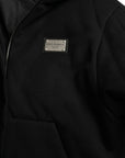 Dolce & Gabbana Elegant Black Bomber Jacket with Hood