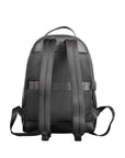 Tommy Hilfiger Black Polyethylene Men Backpack
