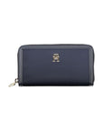 Tommy Hilfiger Chic Sustainable Blue Wallet with Secure Zip