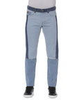 Trussardi Jeans Blue Cotton Men Jeans