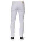 Trussardi Jeans White Cotton Men Jean