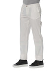 Trussardi Jeans White Cotton Men's Trouser