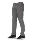 Trussardi Jeans Gray Cotton Men Pants
