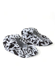 Dolce & Gabbana Chic Monochrome Slip-On Flats