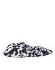 Dolce & Gabbana Chic Monochrome Slip-On Flats