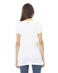 Just Cavalli White Cotton Women T-Shirt