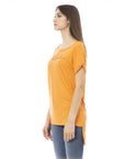 Just Cavalli Orange Cotton Women T-Shirt