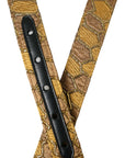 Dolce & Gabbana Elegant Gold Leather Belt