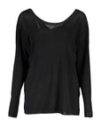Gant Elegant Black Wool Sweater with Round Neck