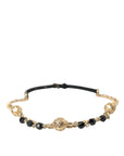 Dolce & Gabbana Elegant Crystal Bounce Leather Waist Belt