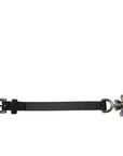Dolce & Gabbana Elegant Crystal-Embellished Leather Belt