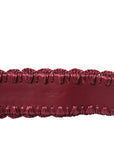 Dolce & Gabbana Maroon Elegance Canvas Waist Belt