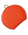 Dolce & Gabbana Elegant Orange Leather Mirror Holder