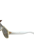 Dolce & Gabbana Chic White Acetate Designer Sunglasses