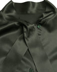 Dolce & Gabbana Elegant Silk Ascot Collar Blouse