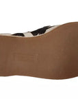 Dolce & Gabbana Elegant Striped Leather Espadrilles