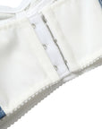 Dolce & Gabbana Elegant Blue Bustier Crop Top