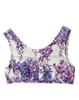 Dolce & Gabbana Elegant Floral Cropped Top