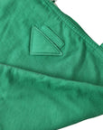 Prada Elegant Green Fabric Tote Bag