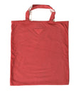 Prada Chic Red and White Fabric Tote Bag