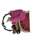 Dolce & Gabbana Red Watermelon Cherry Crystal Hairband Statement Diadem